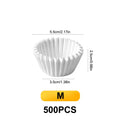 500/1000 Pcs Baking Cupcake Liners - Greaseproof Paper Muffin Wraps for Cakes & Party