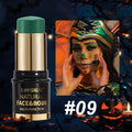 12-Color Waterproof Face & Body Paint Stick Neon Makeup Halloween Cosmeti