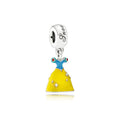 Sterling Silver Princess Pendant Beads for Jewelry Making - Multiple Colors