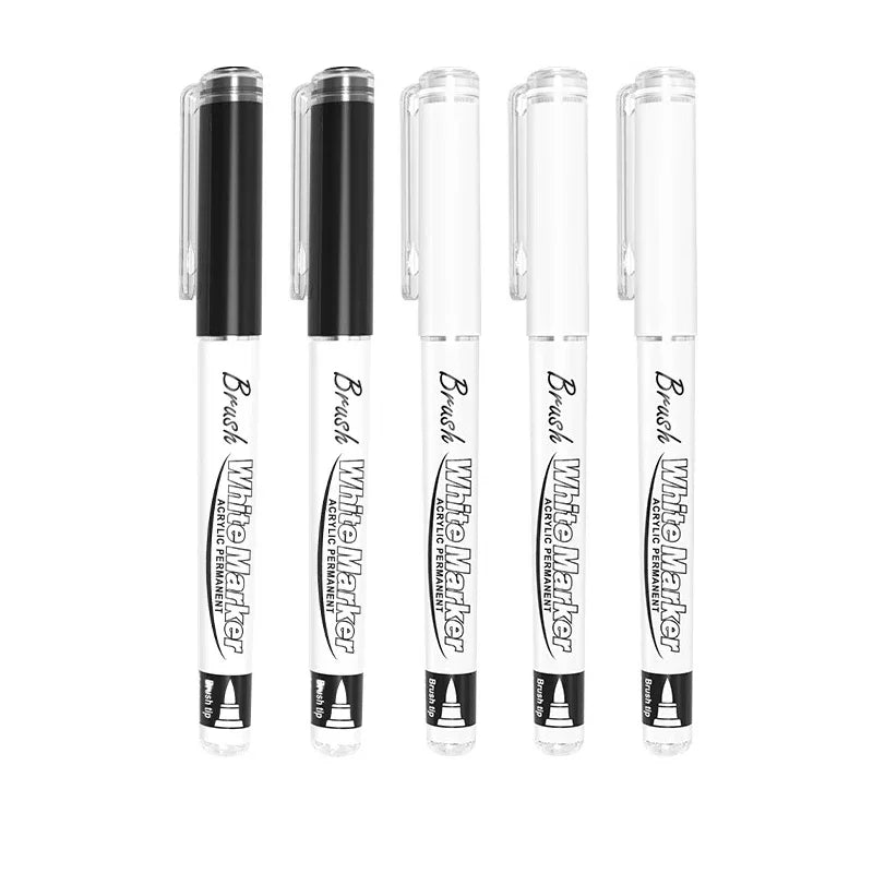 16 Colors Acrylic Paint Pens Set for Rock Glass Ceramic & DIY Art