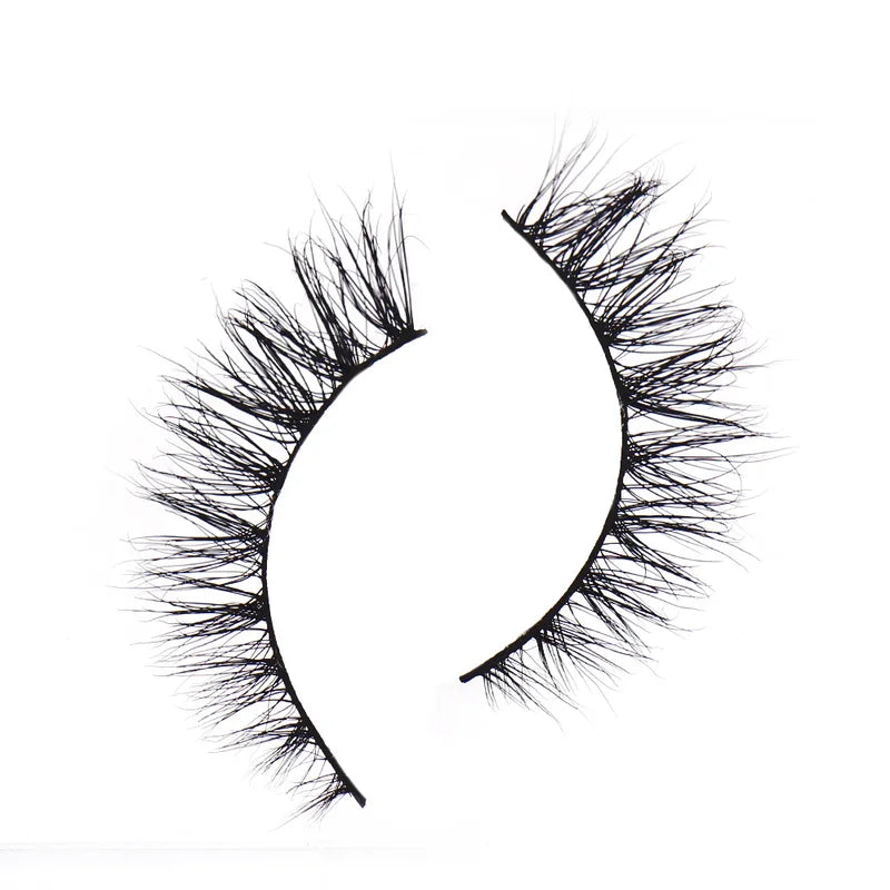 Natural 3D Mink Lashes Fluffy Wispy False Eyelashes - Cruelty-Free, Reusable 20+ Times