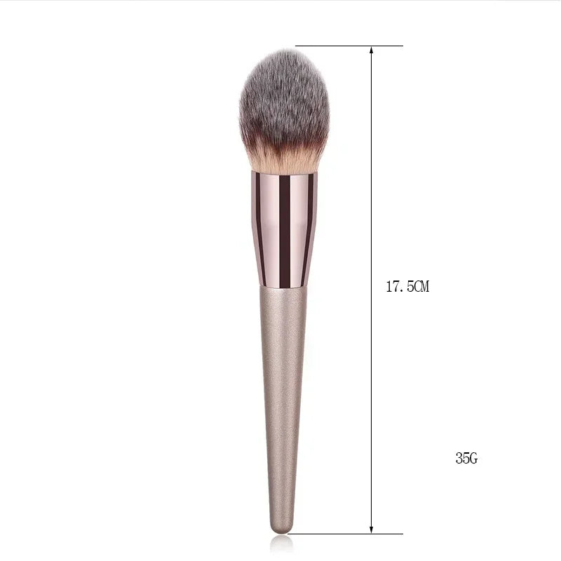 Cosmetic Makeup Brush Set - Foundation Powder Flat Head with Flame Cone Handle