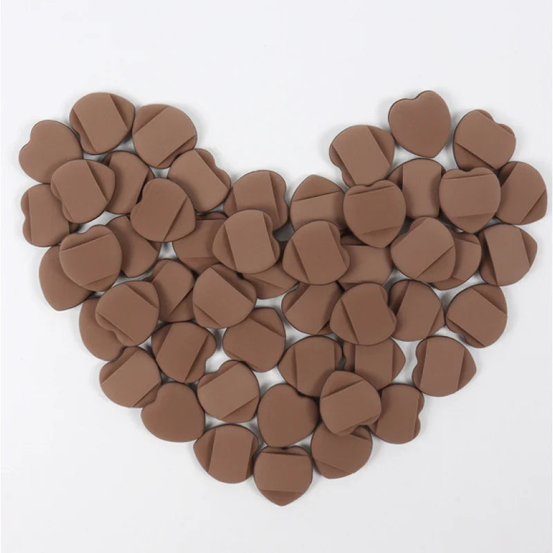 Mini Latex-Free Powder Puffs for Liquid Foundation Makeup - 50 Pcs