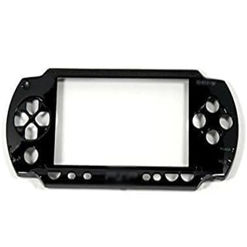 PSP 1000 Front Faceplate Shell Cover Replacement - Black