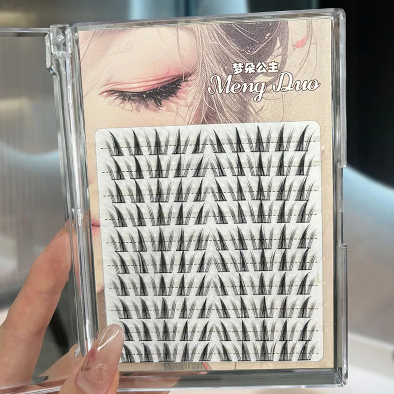 3D Wispy Manga False Eyelashes with Volume & Eye-Lifting Effect for DIY Makeup