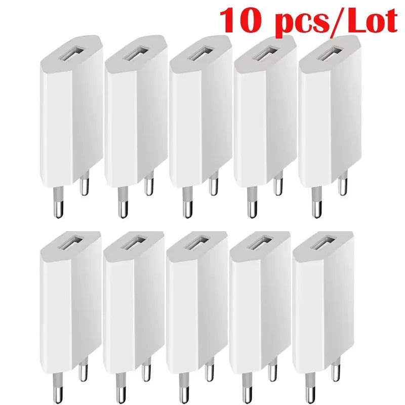 Universal USB Wall Charger 5V 1A Power Adapter for Mobile Phones