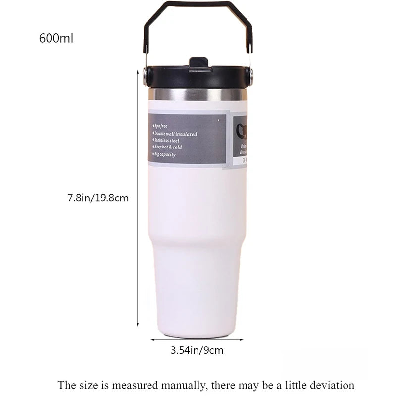 30 Oz Insulated Stainless Steel Mug with Vacuum Seal BPA-Free Drinkware