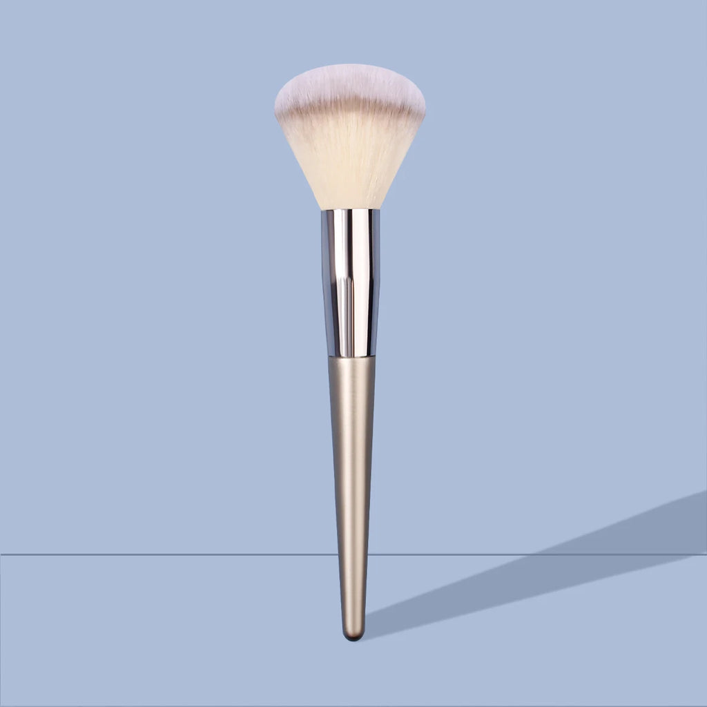 Large Soft Powder Brush with Wooden Handle for Blush & Makeup