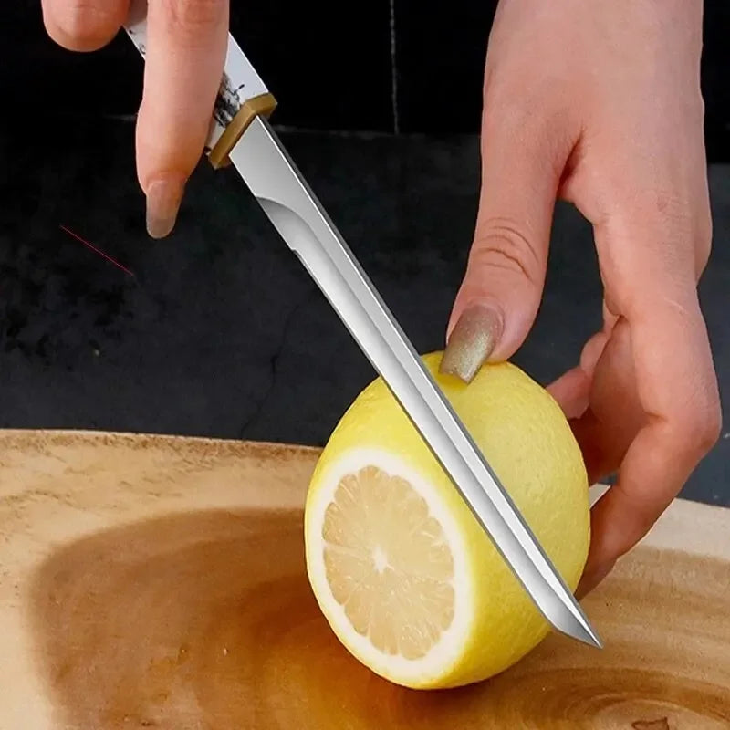 Stainless Steel Cleaver Knife for Meat Fish Fruit and Butchering - Professional Kitchen Tool