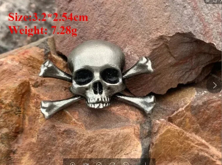 Halloween Skull Punk Skeleton Badge Gothic Brooch Jewelry Accessory Wholesale