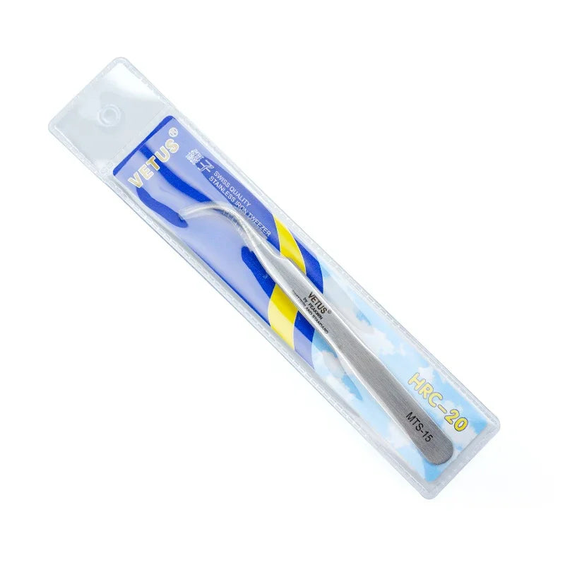 Eyelash Extension Tweezers Stainless Steel High Precision Anti-Static Makeup Tools
