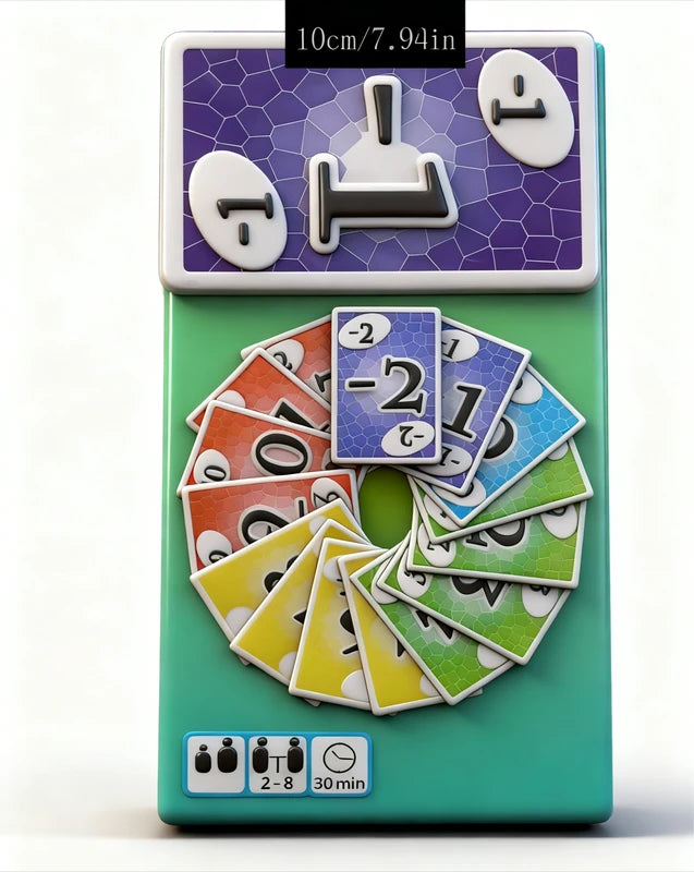 Family Card Games Set with Storage Box for Kids & Group Play