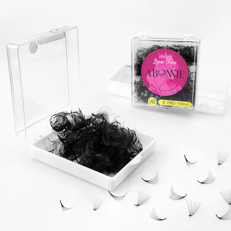 Premium Premade Eyelash Extension Fans - Volume Lash Bouquets for Lash Extensions