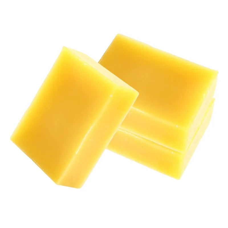 Natural Beeswax Block for Candle Making, Polishing & Leather Care - 45g