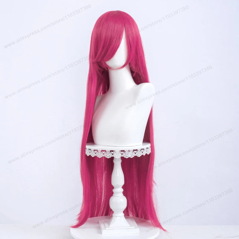 Long Synthetic Cosplay Wig 100cm Heat-Resistant Hair for Women - Multiple Colors