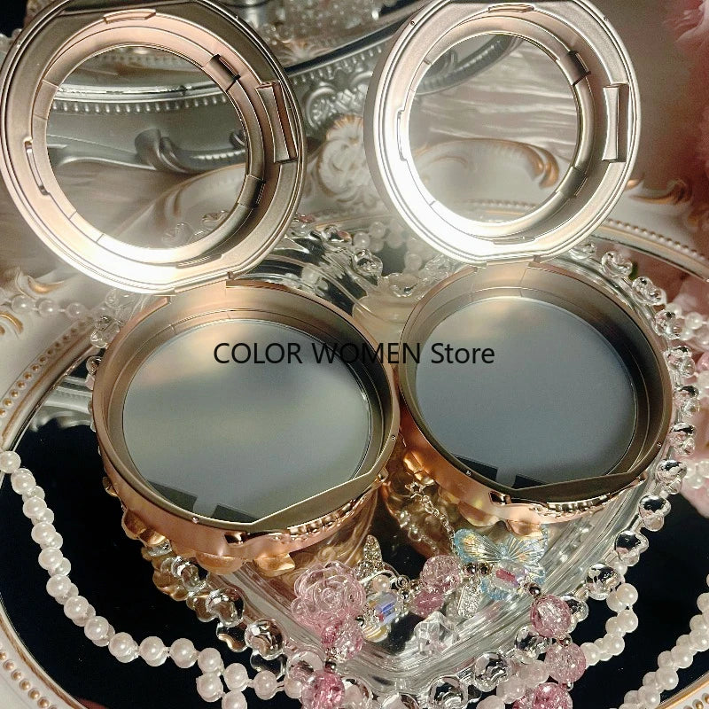 Refillable Cushion Foundation Case for Setting Makeup with Oil Control & Matte Finish