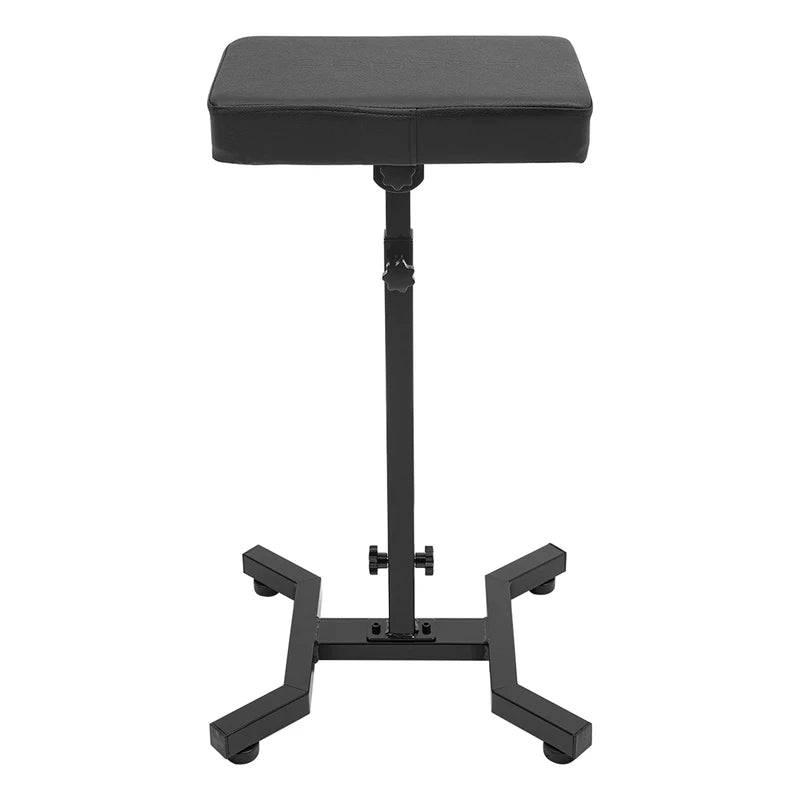 Adjustable Armrest Tattoo Stand with 340° Rotatable Sponge Panel, Stable & Height Adjustable 70-99cm, Black