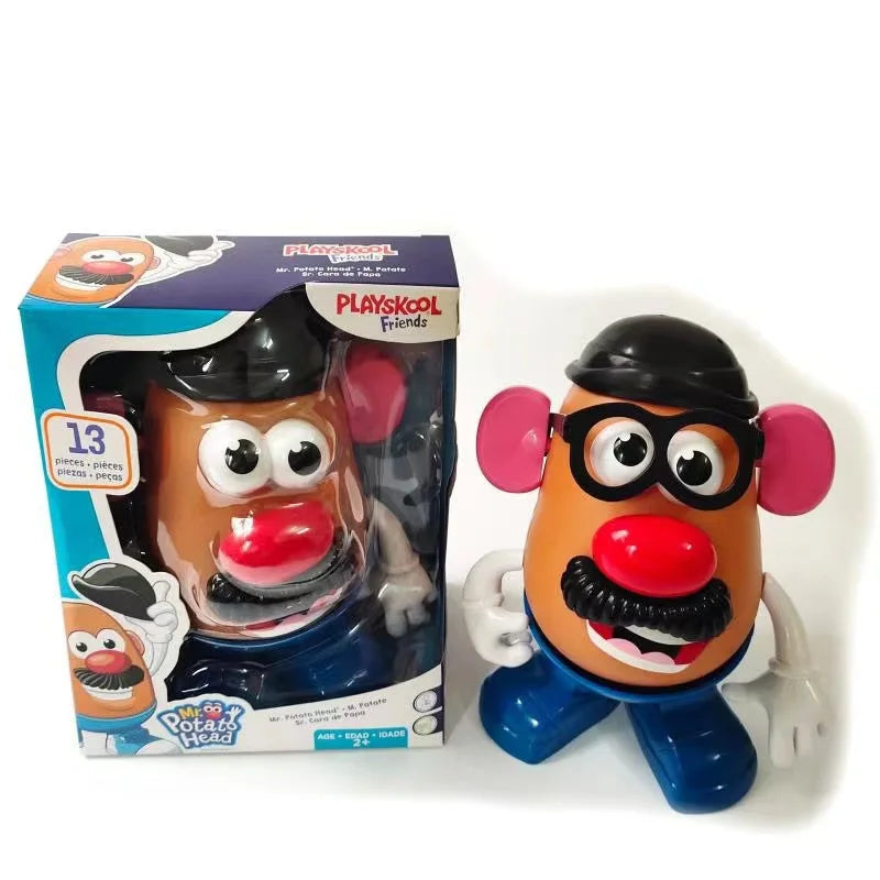 Cartoon Anime Mr Mrs Potato Head Action Figure with Plants - Collectible Toy Model Gifts