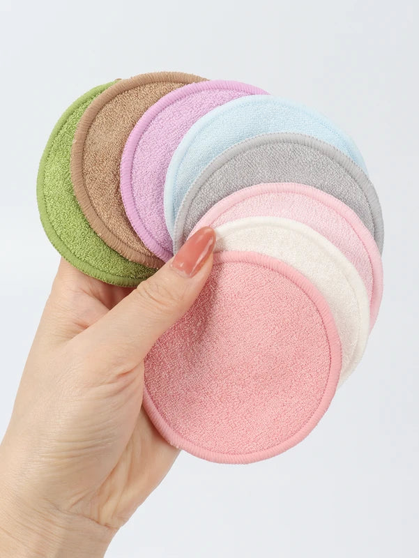 Reusable Makeup Remover Pads Set - Washable Face Cleansing Sponges