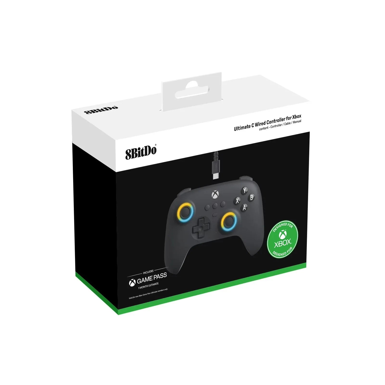 Wired USB Gamepad with Hall Effect Joysticks for Xbox Series X/S, Xbox One & PC