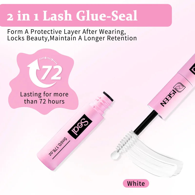 Strong Hold Eyelash Adhesive for Extensions - Lasts 48H Sealing Glue