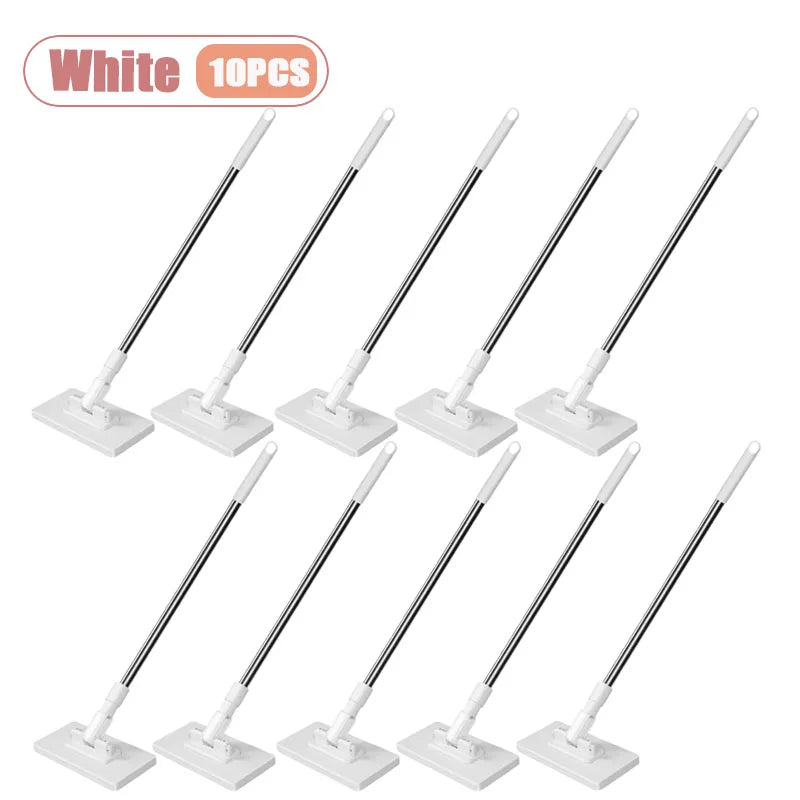 Hands-Free Automatic Wet Wipe Mop with Detachable Cloth Holder for Floor Cleaning
