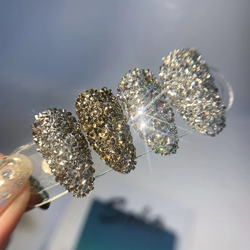 Sparkling Caviar Bead Rhinestones Set for 3D Nail Art DIY Fairy-Tale Manicure