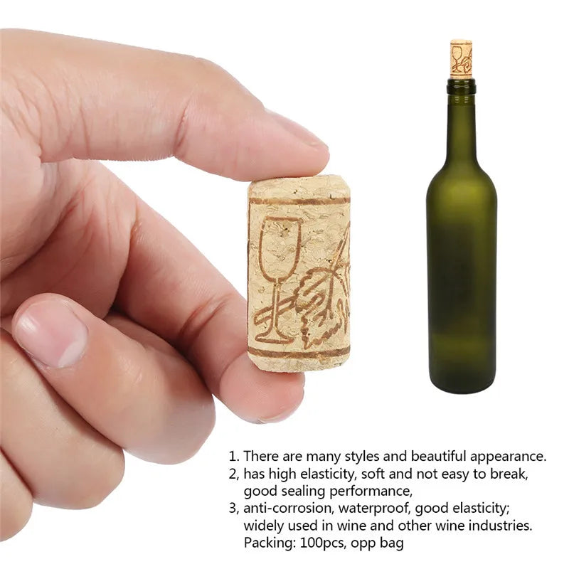 Reusable Wine Corks Stopper Set - Portable Sealing Bottle Stopper for Bar & Kitchen