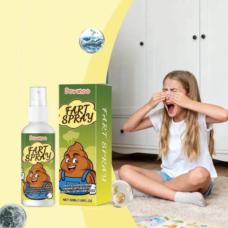 Funny Prank Fart Spray 50ml - Simulates Real Smells for Parties & Gags