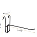 Heavy Duty Mesh Grid Hooks Set - Store Wall Mount Display Hangers for Retail & Garage
