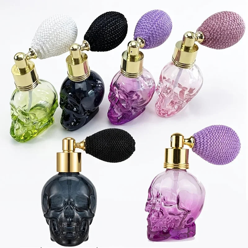 Refillable Cosmetic Spray Bottle with Colorful Design - Travel & Makeup Accessory