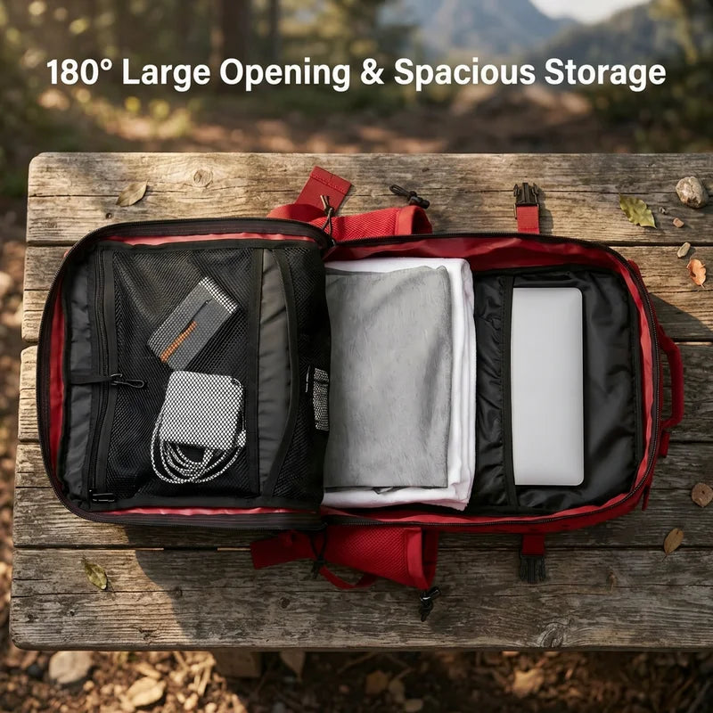 45L Tactical Backpack with MOLLE Webbing System for Outdoor Survival Camping Hiking