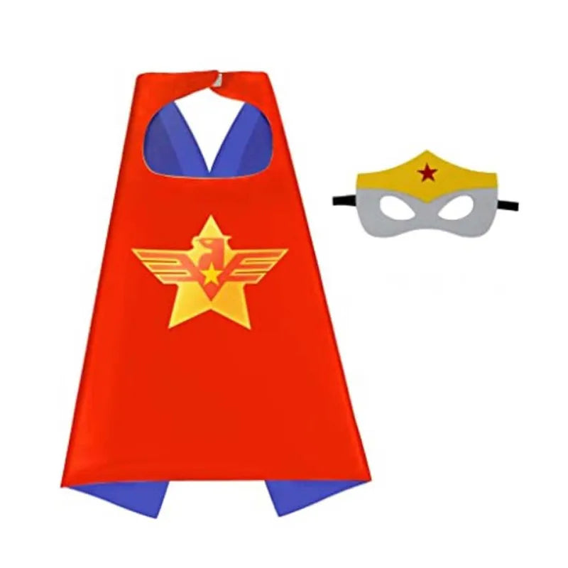Superhero Capes for Kids Boys & Girls Cartoon Dress Up Costumes Party Supplies