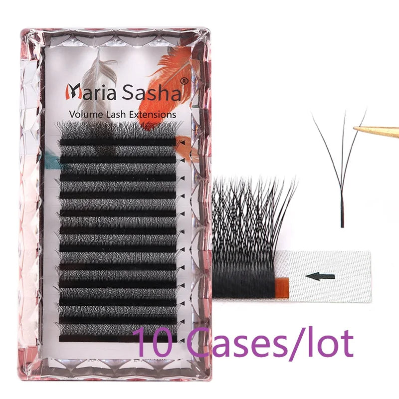 False Mink Eyelashes Cluster Fans with Multiple Curl and Length Options - Volume Extension