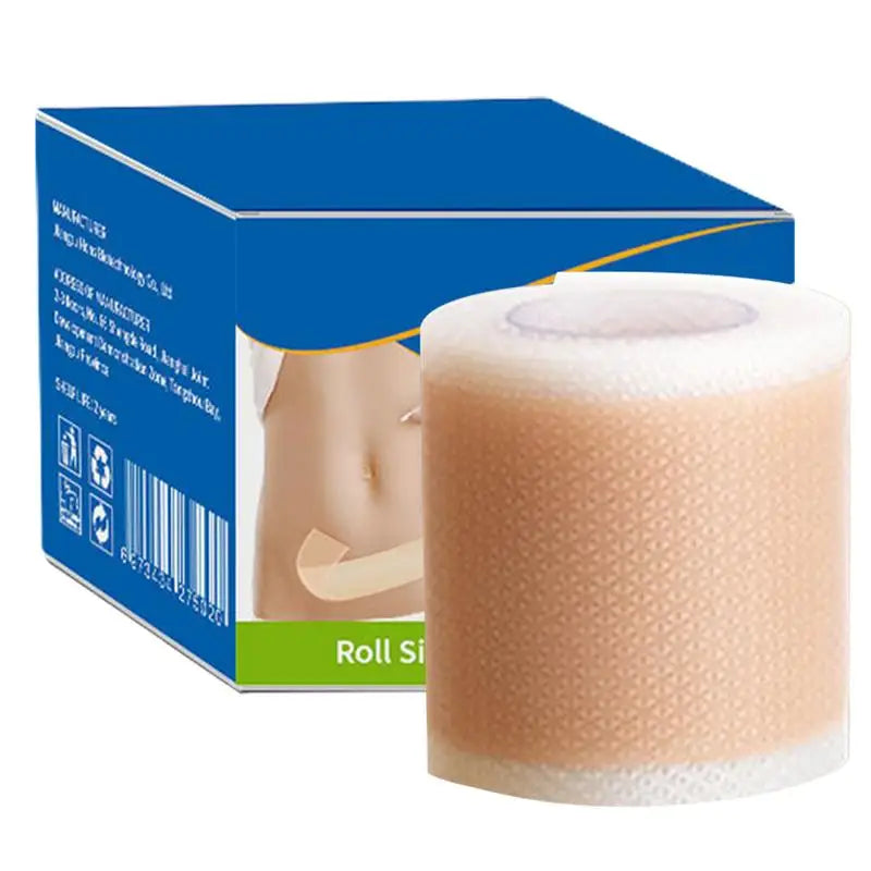 Self-Adhesive Silicone Scar Tape - Reusable Skin Care Strips for Scar Reduction 4x50cm