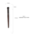 Goat Hair Makeup Brush Set with Eye, Foundation, Blush & Cosmetic Tools
