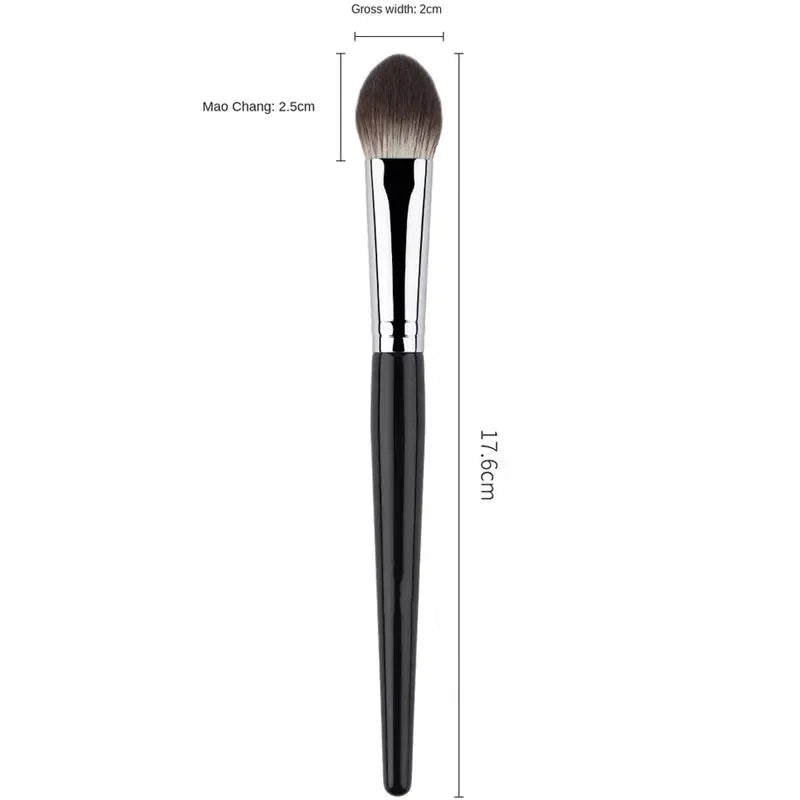 Peach Heart Blush Brush for Face Makeup, Fluffy Concealer & Powder Brush, Multi-Purpose Tool with Handle Color Options
