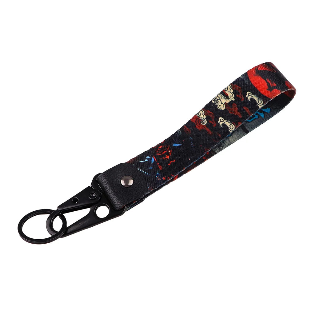 Dragon Eagle Beak Keychain with Koi Fish Design - Reversible Motorcycle & Car Accessory