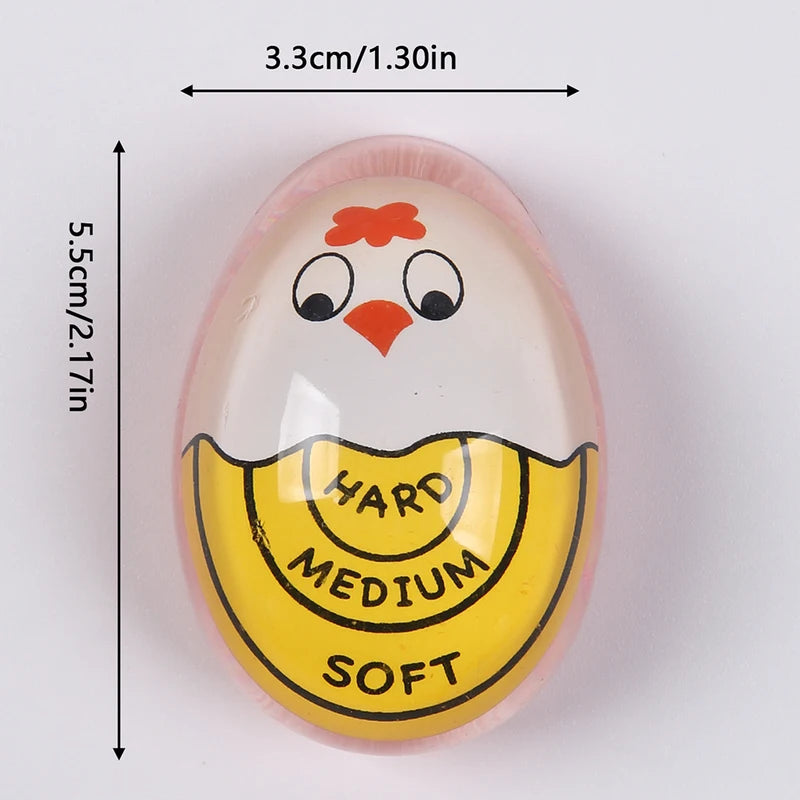 Color Changing Egg Timer - Soft, Medium & Hard Boiled Egg Indicator