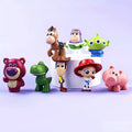 8pcs Action Figures Set Anime Cartoon Model Dolls for Gift and Car Decoration