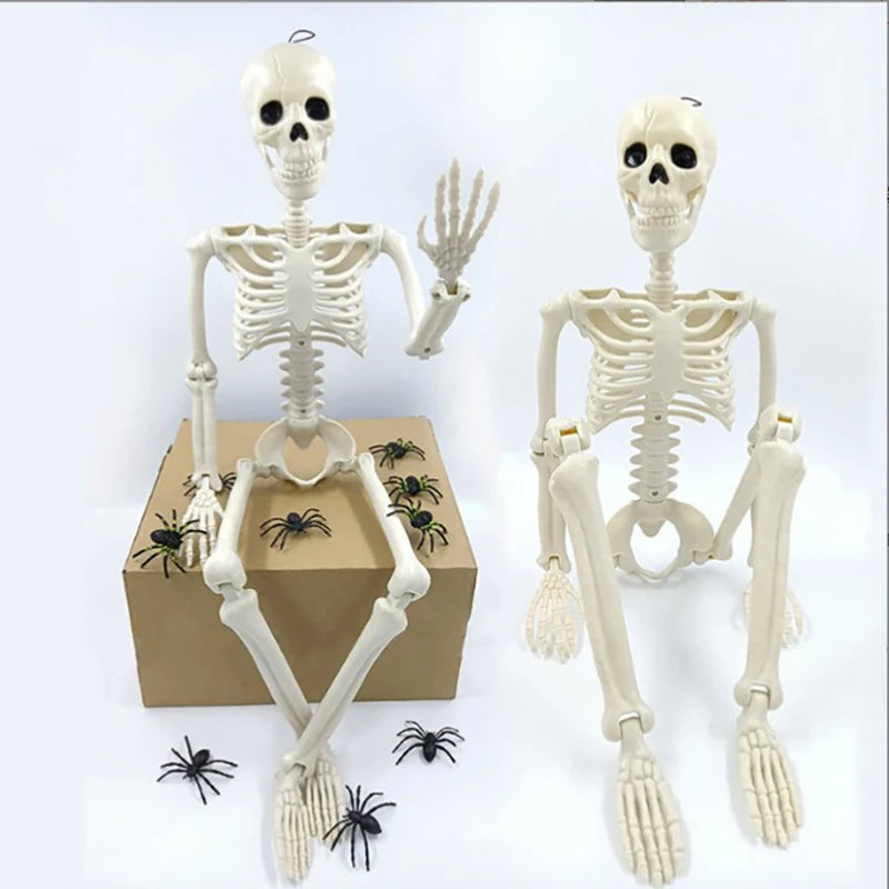 Posable Skeleton Halloween Decoration Human Bone Horror Prop