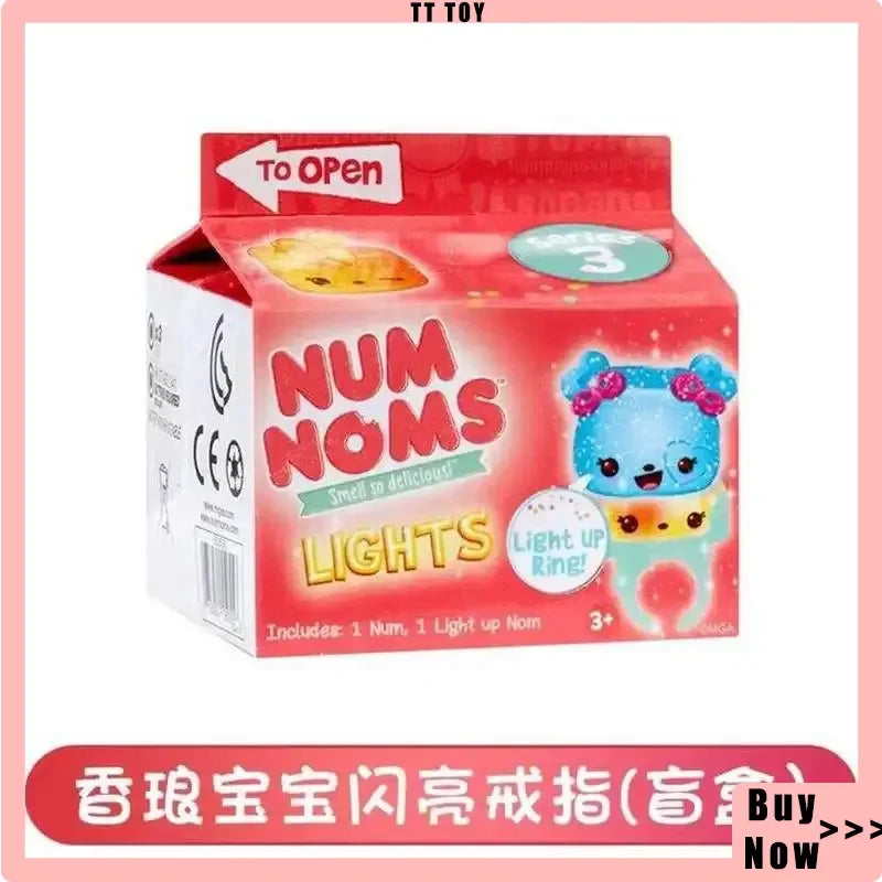 Scented Sparkle Light-Up Ring Blind Box Toy for Girls - Mystery Surprise Gift