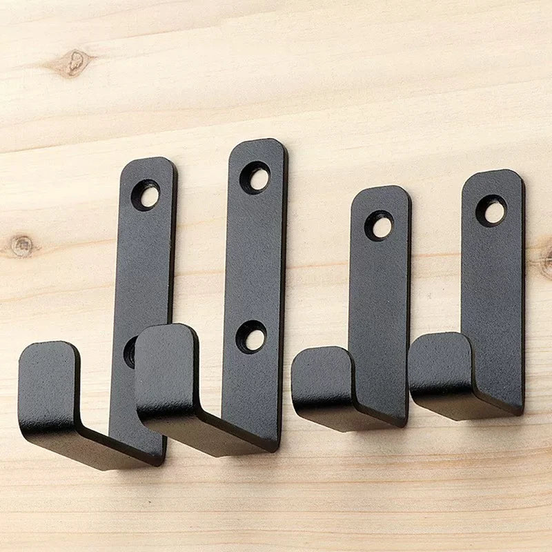 Wall Mounted Coat Rack Hooks with Screws - Heavy Duty Metal Organizer for Kitchen Bathroom Entry