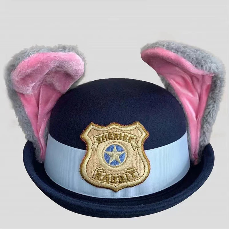 Children's Police Officer Hat - Judy Hopps Cosplay Costume Accessory