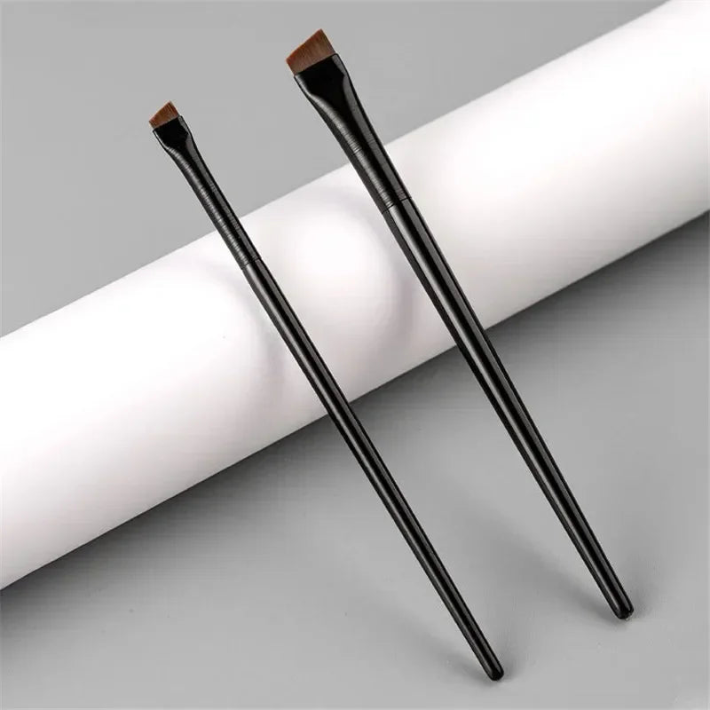 Professional Makeup Brushes Set - Eyebrow and Eyeliner Small Angled Brushes