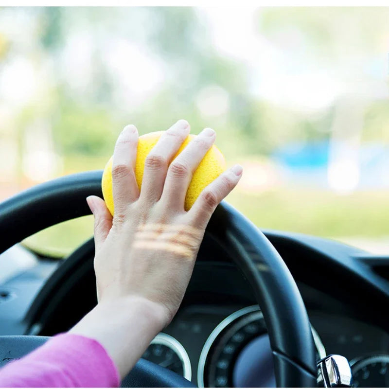 Car Waxing Polishing Sponges Set - Microfiber Foam Buffing Pads for Auto Detailing