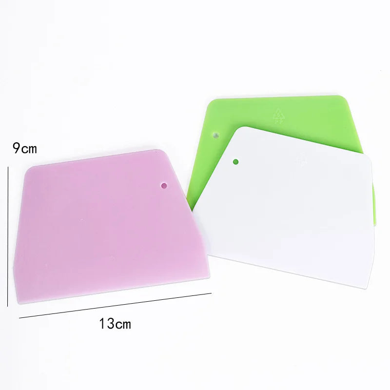 Multipurpose Dough Cutter and Bowl Scraper for Baking and Pastry