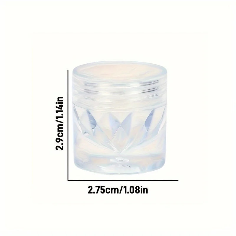 White Chrome Nail Powder Shimmer Glitter Effect for Nails - Multiple Colors