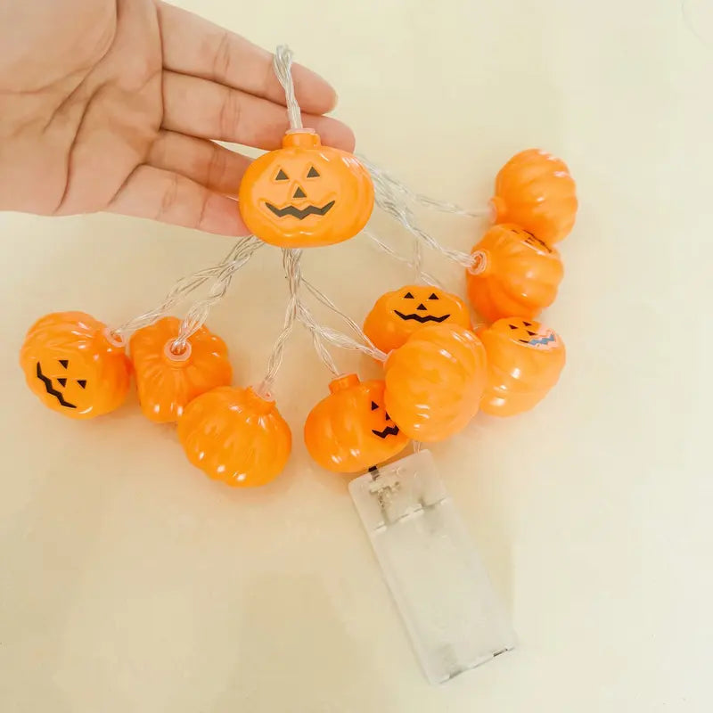 LED Pumpkin String Lights for Halloween Decorations Indoor Outdoor