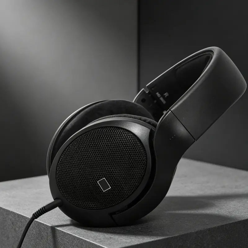 Open-Back Studio Monitor Headphones for Mixing and Mastering